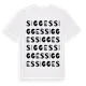 White t-shirt med Sigges ordlek t-shirt