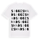 Siggesmad ordlek t-shirt