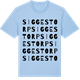 Blue Soul t-shirt med Siggestorp ordlek t-shirt