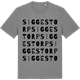 Mid Heather Gray t-shirt med Siggestorp ordlek t-shirt