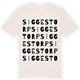 Vintage White t-shirt med Siggestorp ordlek t-shirt