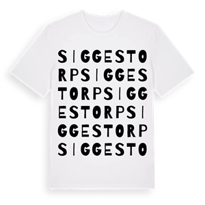 Siggestorp ordlek t-shirt – ekologisk bomull t-shirt från Pinshirt