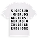 Signerud ordlek t-shirt