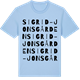Blue Soul t-shirt med Sigrid-Jonsgården ordlek t-shirt