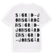 Sigrid-Jonsgården ordlek t-shirt