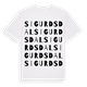 Sigurdsdal ordlek t-shirt