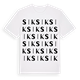 White t-shirt med Sik ordlek t-shirt