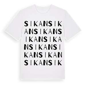Sikan ordlek t-shirt – ekologisk bomull t-shirt från Pinshirt