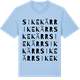 Blue Soul t-shirt med Sikekärr ordlek t-shirt