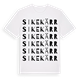 Sikekärr ordlek t-shirt