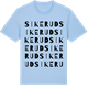 Blue Soul t-shirt med Sikerud ordlek t-shirt