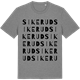 Mid Heather Gray t-shirt med Sikerud ordlek t-shirt