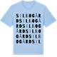 Blue Soul t-shirt med Silbogård ordlek t-shirt