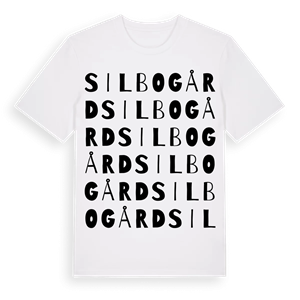Silbogård ordlek t-shirt – ekologisk bomull t-shirt från Pinshirt