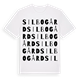Silbogård ordlek t-shirt