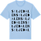 Blue Soul t-shirt med Siljedalen ordlek t-shirt
