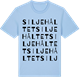 Blue Soul t-shirt med Siljehåltet ordlek t-shirt