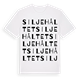 Siljehåltet ordlek t-shirt