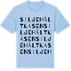 Blue Soul t-shirt med Siljehåltkasen ordlek t-shirt