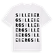 Silleberg ordlek t-shirt