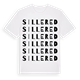 Sillered ordlek t-shirt