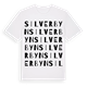Silverbyn ordlek t-shirt