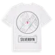 White t-shirt med Silverbyn t-shirt