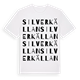 White t-shirt med Silverkällan ordlek t-shirt