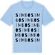 Blue Soul t-shirt med Simbo ordlek t-shirt