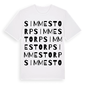 Simmestorp ordlek t-shirt – ekologisk bomull t-shirt från Pinshirt