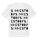 Simmestorp ordlek t-shirt