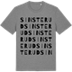 Mid Heather Gray t-shirt med Sinsterud ordlek t-shirt