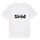 White t-shirt med Siröd fetstil t-shirt