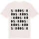 Vintage White t-shirt med Siröd ordlek t-shirt