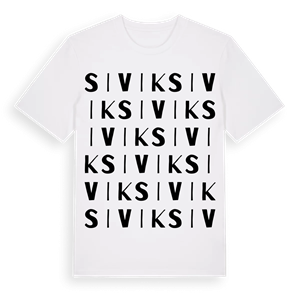 Sivik ordlek t-shirt – ekologisk bomull t-shirt från Pinshirt