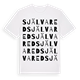 White t-shirt med Självared ordlek t-shirt
