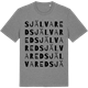 Mid Heather Gray t-shirt med Självared ordlek t-shirt
