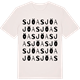 Vintage White t-shirt med Sjöa ordlek t-shirt
