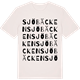 Vintage White t-shirt med Sjöbäcken ordlek t-shirt