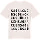 Vintage White t-shirt med Sjöbacken ordlek t-shirt