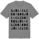 Mid Heather Gray t-shirt med Sjöbacken Gård ordlek t-shirt