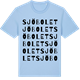 Blue Soul t-shirt med Sjöbolet ordlek t-shirt