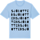 Blue Soul t-shirt med Sjöbotten ordlek t-shirt