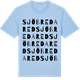 Blue Soul t-shirt med Sjöbredared ordlek t-shirt