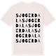 Vintage White t-shirt med Sjogerdala ordlek t-shirt