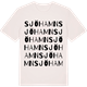 Vintage White t-shirt med Sjöhamn ordlek t-shirt