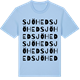 Blue Soul t-shirt med Sjöhed ordlek t-shirt