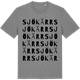 Mid Heather Gray t-shirt med Sjökärr ordlek t-shirt