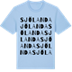 Blue Soul t-shirt med Sjölanda ordlek t-shirt