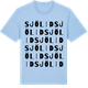 Blue Soul t-shirt med Sjölid ordlek t-shirt